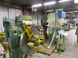 Dimeco decoil./ straight - LVD punchpress + rollforming