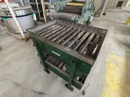 POWERED CONVEYOR TABLE. STOCK # 0639923.