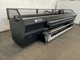 126" NOVUS IMAGING SYNERGIA H/UV WIDE FORMAT PRINTER. STOCK # 0951822