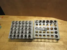 5C Collets 1/16"-1-1/8" &amp; 5C Collet Rack's- Auction Item