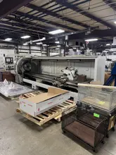 27" X 120" MILLTRONICS ML26/120 CNC LATHE WITH 6" SPINDLE BORE. STOCK # 0325626