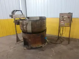 5 CUBIC FOOT ROTO-FINISH MODEL #ER-405D-00-A30 "SPIRATRON" VIBRATORY BOWL FINISHER: STOCK #13508