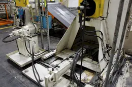 20,000 LBS X 36" STRILICH DRIVEN COIL REEL &amp; CAR: STOCK # 67552