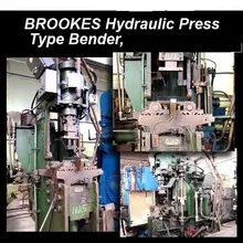 BROOKES #21491 Hydraulic Press Type Tube Bender