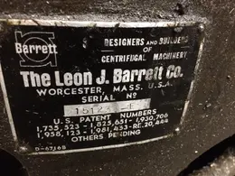 Barrett Model 151-E Chip Wringer