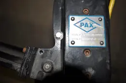 10" W x 48" L Pax Rubber Belt Low Profile Scrap Conveyor 