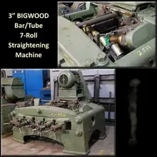 3", BIGWOOD, No. 1B, 1970, 7-ROLL TUBE &amp; BAR STRAIGHTENER (11214)