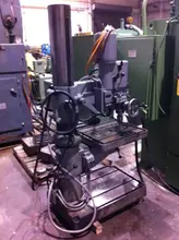 24" X 20" ARBOGA RADIAL ARM DRILL PRESS, MODEL ER 1830, 8" COLUMN, ADJUSTABLE TABLE,1995