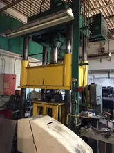 250 TON DAKE 4 POST HYDRAULIC PRESS, 25" STR, 60" DLO, 60" X 72" BA, 