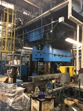 2500 TON FARQUHAR 4 POST DOWN ACTING HYDRAULIC PRESS, MODEL 3501402, 24" STR, 79" DLO, 76" LR X 66" FB AREA, 