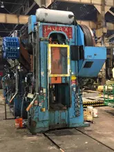 1300 TON AJAX FORGING PRESS, 12" STR, 42" SH, 31" X 31" RAM FACE, 70 SPM