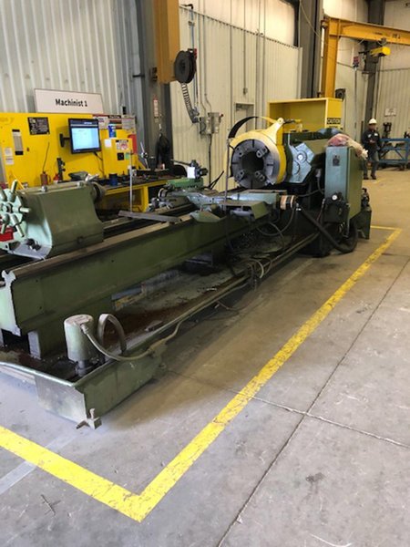 Lehmann 27" x 120" Oil Field and Hollow Spindle Lathe Model 2516