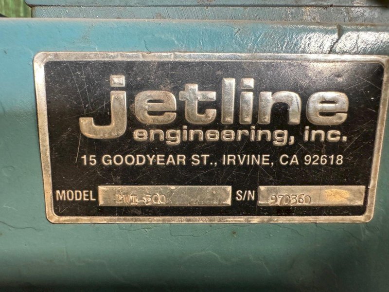 25' JETLINE LWI-300 SEAM WELDER. STOCK # 0342225