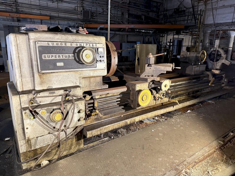 37" X 144" LODGE &amp; SHIPLEY MODEL #3220-25 SUPERTURN ENGINE LATHE : YOBRO 26534