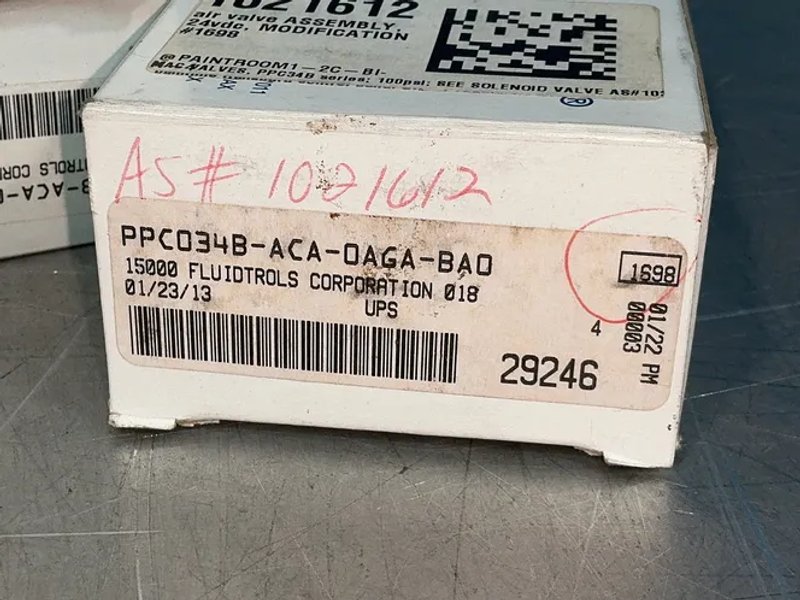 Mac Valves Incorporated  120 Psi  Solenoid Valve  - Ppc034b-aca-0aga-ba0