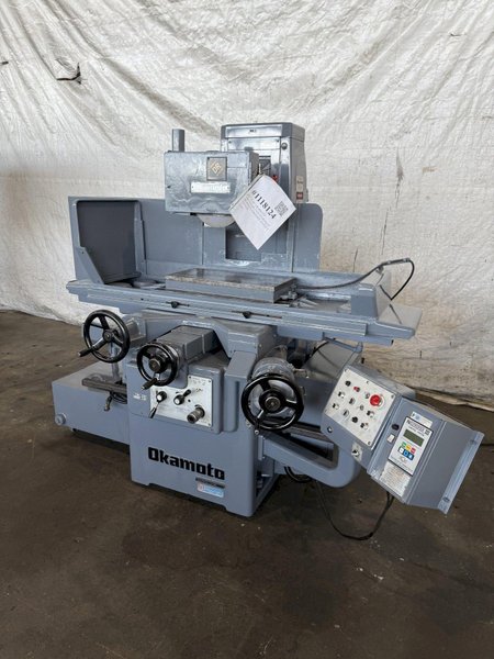 12" X 24" OKAMOTO ACCUGAR 124N HYDRAULIC SURFACE GRINDER. STOCK # 1118124.