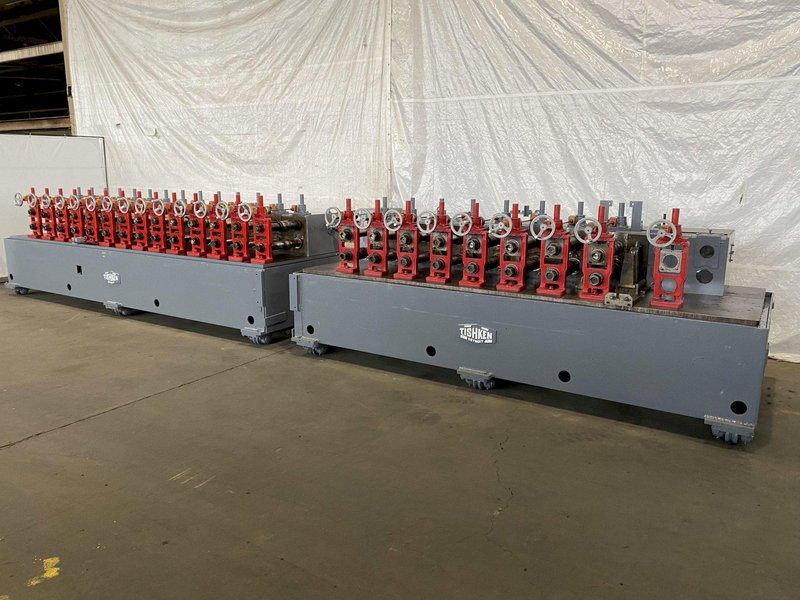 22/24 STAND X 3.5" X 21" TISHKEN 24HW-S-3-1/2 ROLLFORMER. STOCK # 0950821