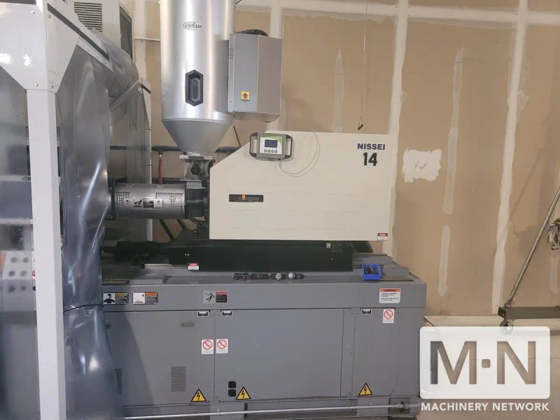 121 TON  2 OZ NISSEI MODEL NEX110-9E INJECTION MOLDING MACHINE MFG 2007