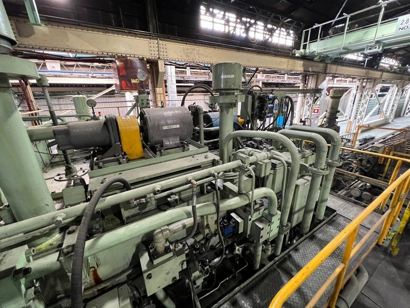 1800 Ton UBE Aluminum Extrusion Press (14715)