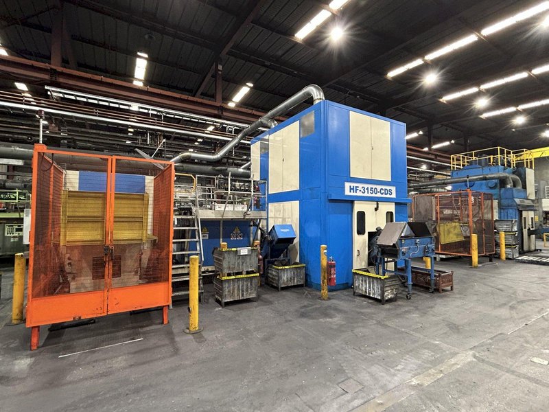 315 TON HYDROMEC HF-3150-CDS FORGING PRESS CELL W/ CEFI INDUCTION UNIT (NEW 2023)