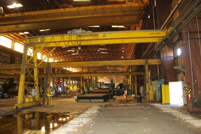 11 TON X 38' PROSERV SINGLE LEG POWERED GANTRY CRANE, NEW 2015: YOBRO #24061