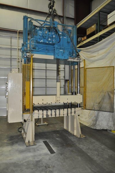 50 Ton Williams and White 4 Post Hydraulic Press