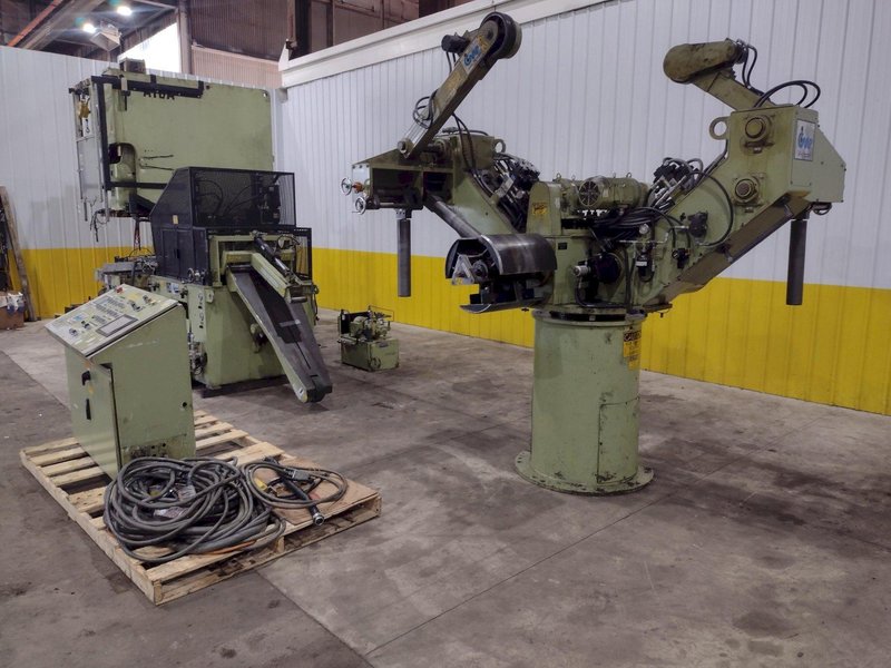 18” X .175”  CWP MODEL #SFAC4-20 SPACE-SAVER AUTOMATIC DOUBLE END SERVO COIL FEED LINE: STOCK #22211