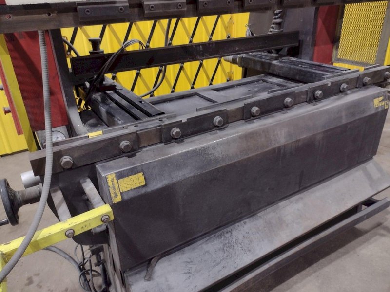 50 TON x 6' AMADA MODEL #RG50 HYDRAULIC PRESS BRAKE NC9-EX CONTROL, 1987: STOCK #19273