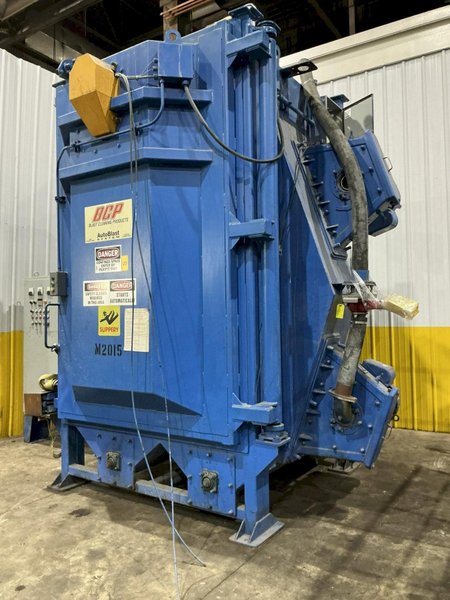 60" x 60" BCP MODEL #A4-9479 SPINNER HANGER SHOT BLAST MACHINE, NEW 1999: YOBRO #26149