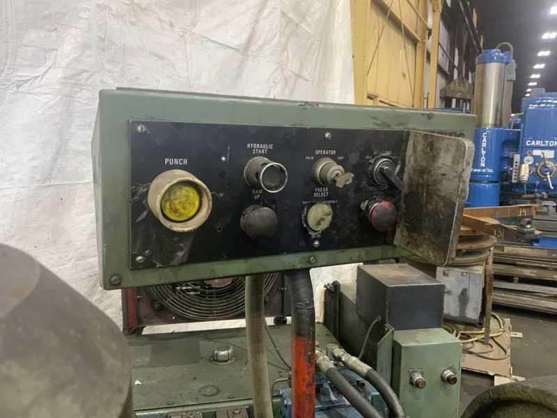 (2) 90 TON W A WHITNEY FLANGE HYDRAULIC PUNCH PRESS: STOCK #78821