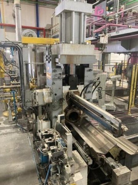 1370 MT SUTTON OIL HYDRAULIC DIRECT EXTRUSION PRESS (14123)