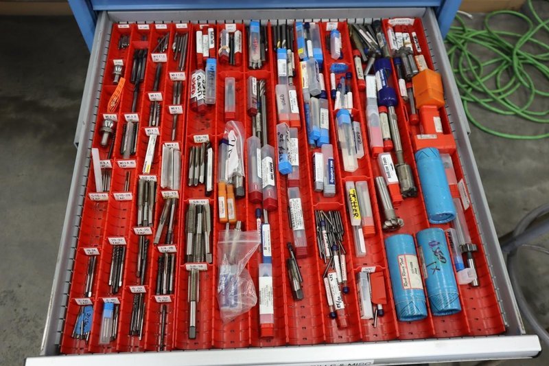 Lista HD Tool Cabinet - 11 Drawer - with Cutting Tools- Auction Item