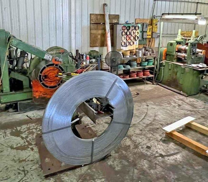 12" x 4.00" x 6,000# Yoder Slitting Line STOCK#3224
