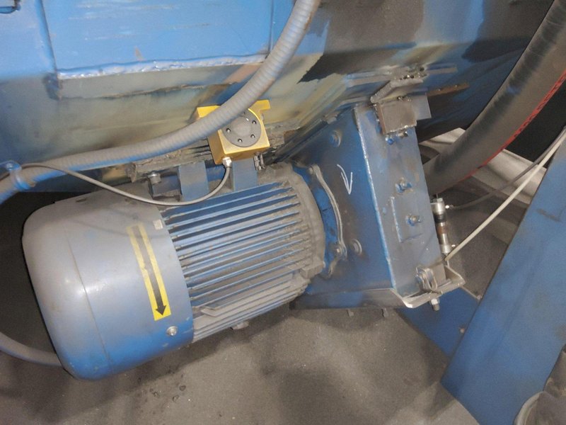 72" /36" WIDE X 16" HIGH PANGBORN MODEL #ES-1821-109 4-WHEEL ROTOBLAST STRUCTURAL STEEL BLAST MACHINE: YOBRO #24788