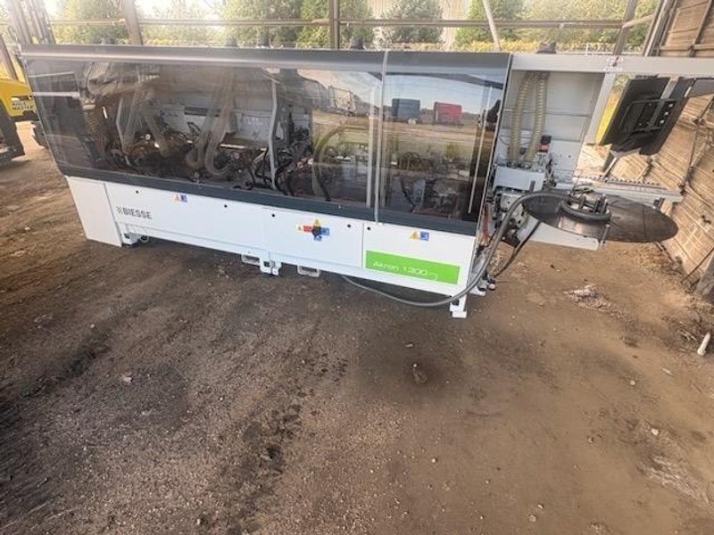 Biesse Akron 1330-A Automatic Edgebander, 2024 – CNC Touchscreen, Pre-Milling, Corner Rounding, Edge Trimming &amp; Buffing