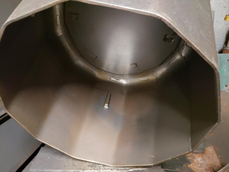 BAIRD MODEL 2-H ROTARY DRUM BARRELL TUMBLER WITH DUMP OUT TABLE: YOBRO #26386