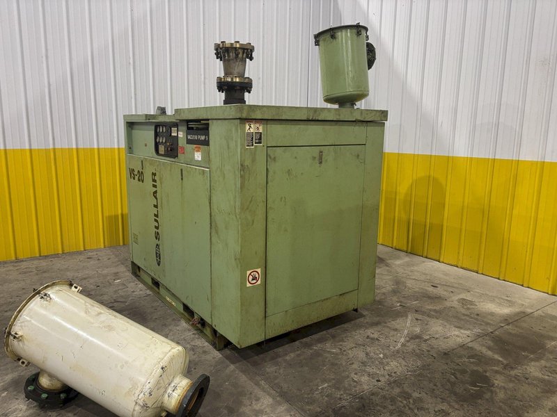 75 HP SULLAIR MODEL #VS20-75W ROTARY SCREW VACUUM SYSTEM: STOCK #22501