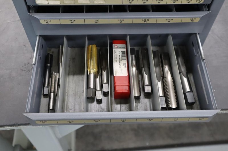 Huot Drill Index, Fractional Taps - 3 Drawer- Auction Item