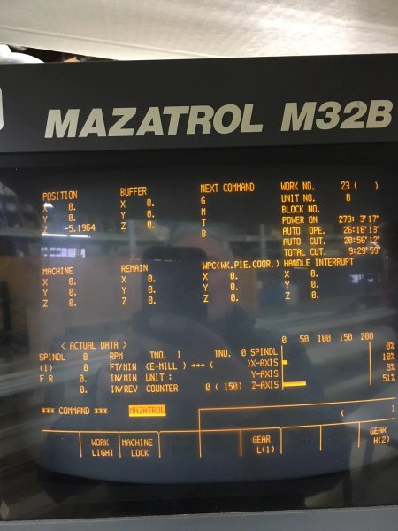 1995 MAZAK VTC16A | Machining Centers, Vertical