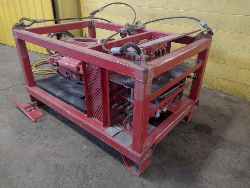 10" WEATHERFORD MODEL "SUT" PORTABLE PIPE HYDRDAULIC BREAK-OUT &amp; BUCKING MACHINE: STOCK #18037