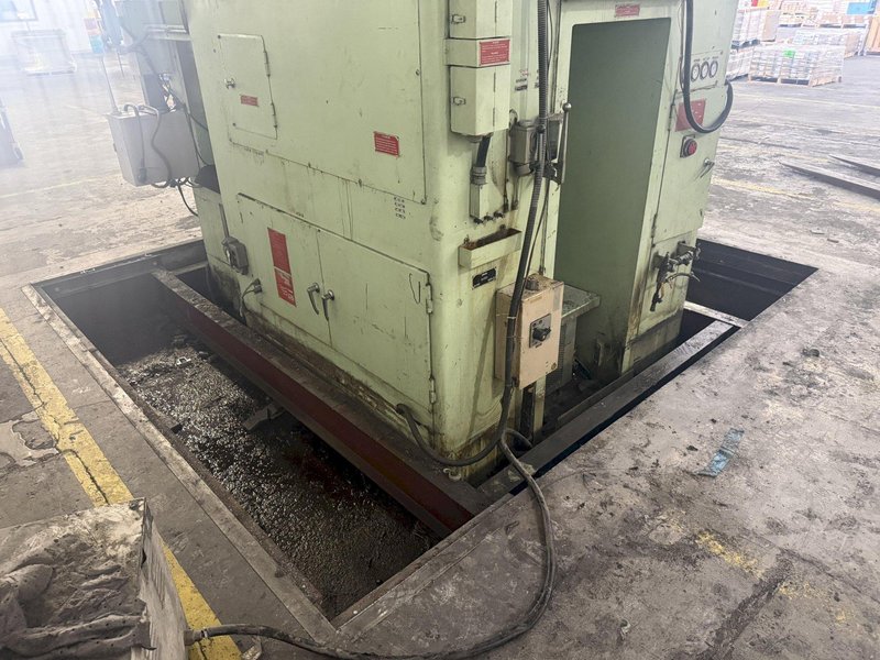 630 TON AIDA MODEL #K-630 KNUCKLE JOINT PRESS, 25-40 SPM, NEW 1991: YOBRO #25820