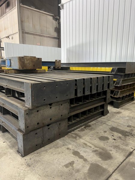 78" X 50' BESCO PORTABLE LATHE, ONSITE TURBINE WORK: STOCK #20735