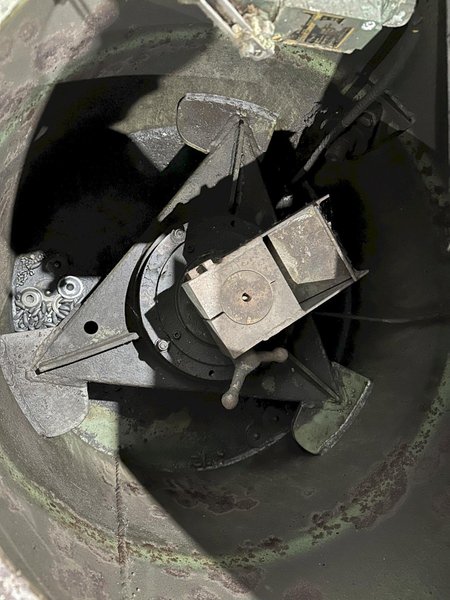 10.5 FT HAMMOND ROTOFINISH MODEL #ST-10 ROTARY BOWL VIBRATORY PARTS DEBURRING FINISHER: STOCK #20063