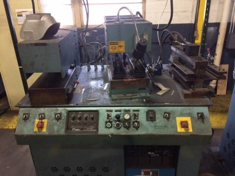 12"  FERRARA SLITTING LINE WITH 5 HEAD TRAVERSE WINDER