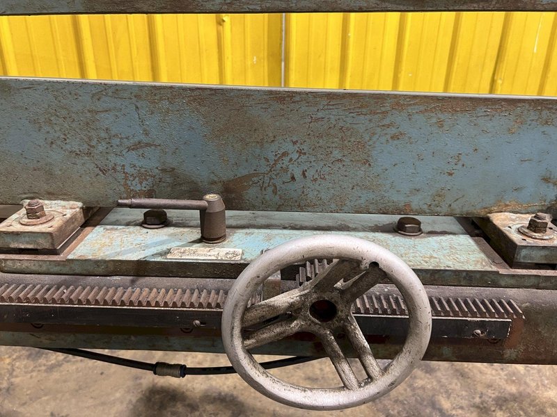 60" X 10 GAUGE NIAGARA MODEL #31-ARC MECHANICAL CIRCLE SHEAR : STOCK #19317