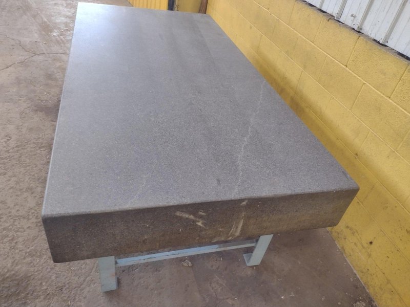 8' X 4' X 10" CHALLENGE PRECISION LAYOUT INSPECTION GRANITE TABLE: STOCK #23801