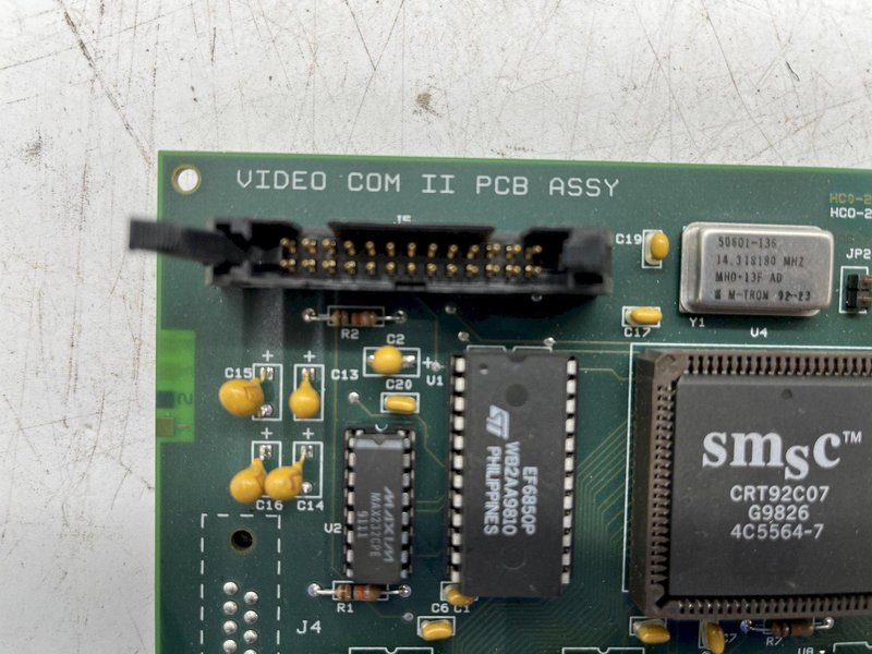 REV C HURCO VIDEO COM II PCB STOCK #16128