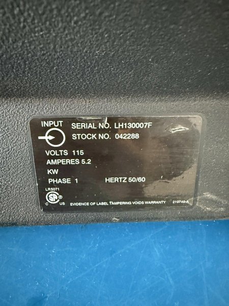 54" JETLINE SWC-3A SEAM WELDER. STOCK # 0883025