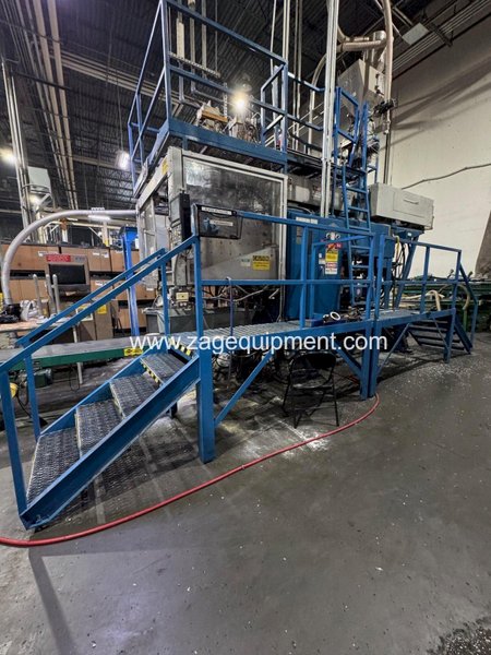 Improved Used B-37 Blow Molding Machine, Dual Head, 3.75 lbs./head