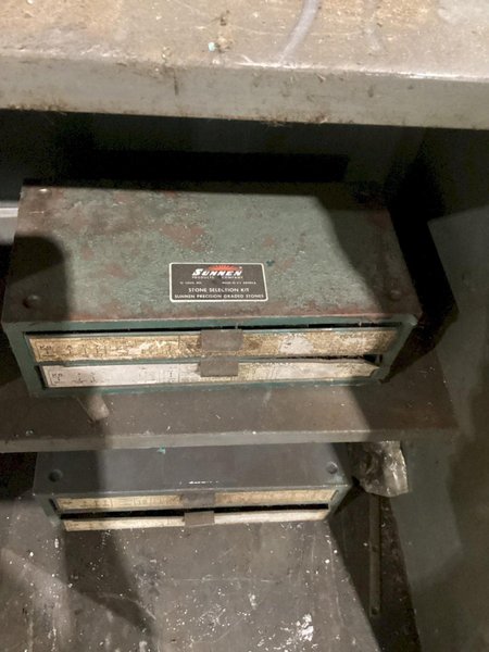 SUNNEN LN-650 MANDREL STORAGE CABINET WITH TOOLS USED